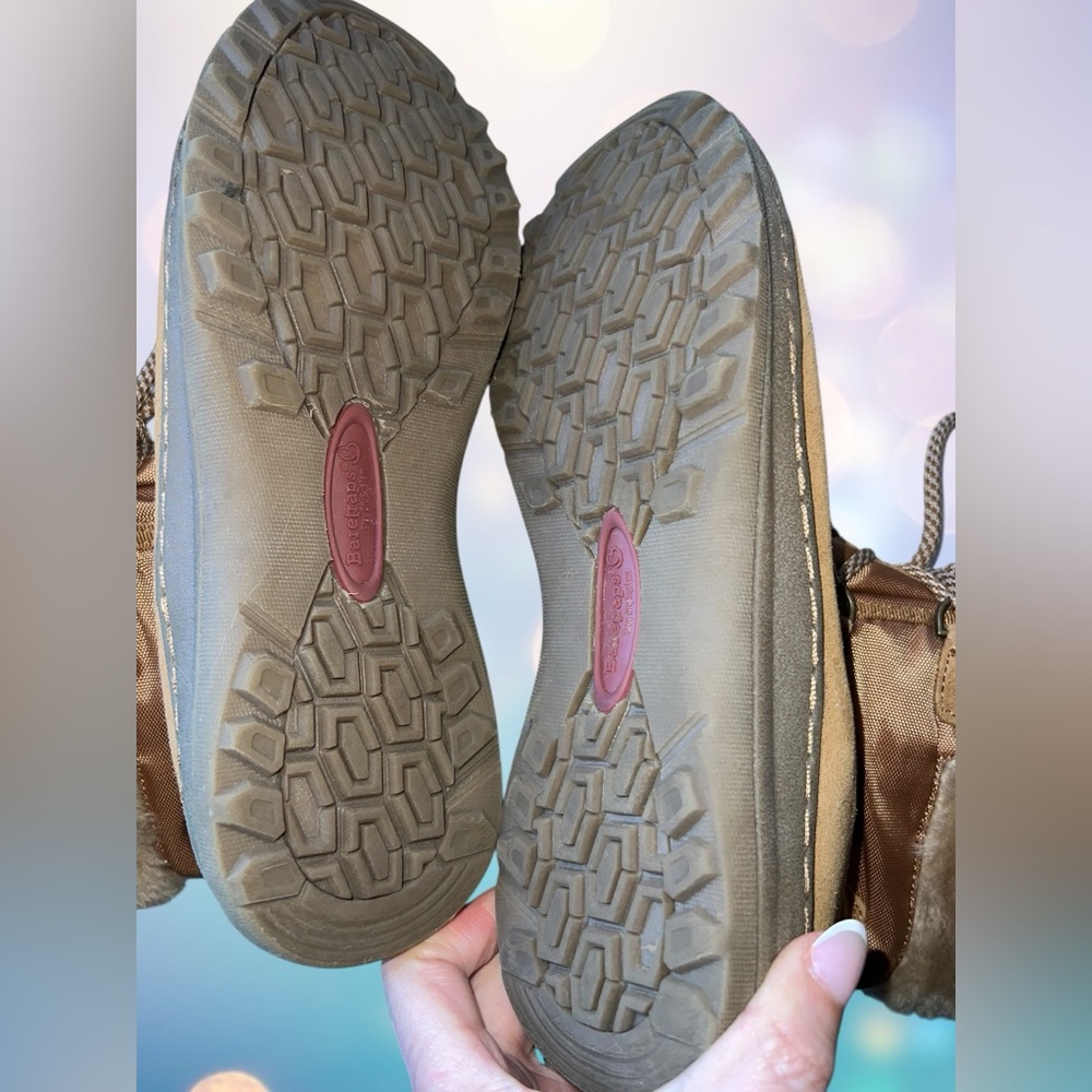 BareTraps Tan Winter Boots with Fur Trim - Picture 6 of 10